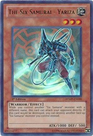 The Six Samurai - Yariza (RYMP-EN090) - Ra Yellow Mega Pack 1st Edition - Premium Yugioh Single from Konami - Just $0.17! Shop now at Game Crave Tournament Store