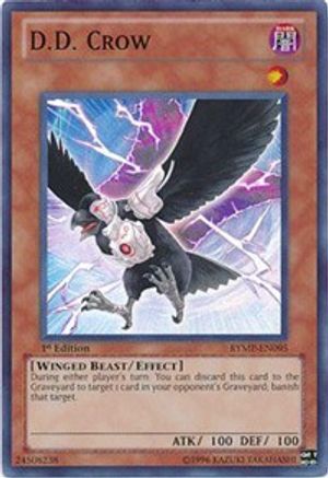 D.D. Crow (RYMP-EN095) - Ra Yellow Mega Pack 1st Edition - Premium Yugioh Single from Konami - Just $0.72! Shop now at Game Crave Tournament Store