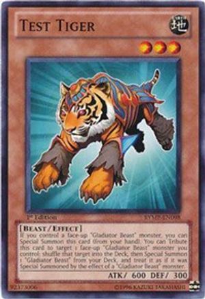 Test Tiger (RYMP-EN098) - Ra Yellow Mega Pack Unlimited - Premium Yugioh Single from Konami - Just $3.81! Shop now at Game Crave Tournament Store
