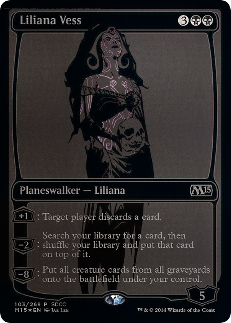 Liliana Vess (PS14-103) - San Diego Comic-Con 2014 Foil - Premium MTG Single from Wizards of the Coast - Just $25.72! Shop now at Game Crave Tournament Store