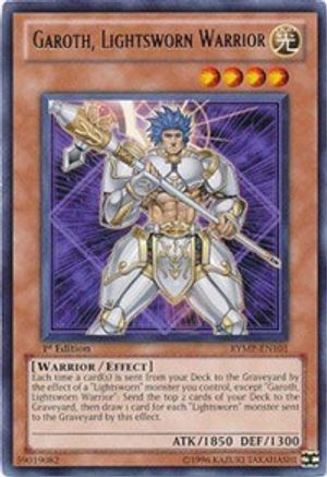 Garoth, Lightsworn Warrior (RYMP-EN101) - Ra Yellow Mega Pack Unlimited - Premium Yugioh Single from Konami - Just $0.25! Shop now at Game Crave Tournament Store