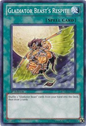 Gladiator Beast's Respite (RYMP-EN107) - Ra Yellow Mega Pack 1st Edition - Premium Yugioh Single from Konami - Just $0.45! Shop now at Game Crave Tournament Store
