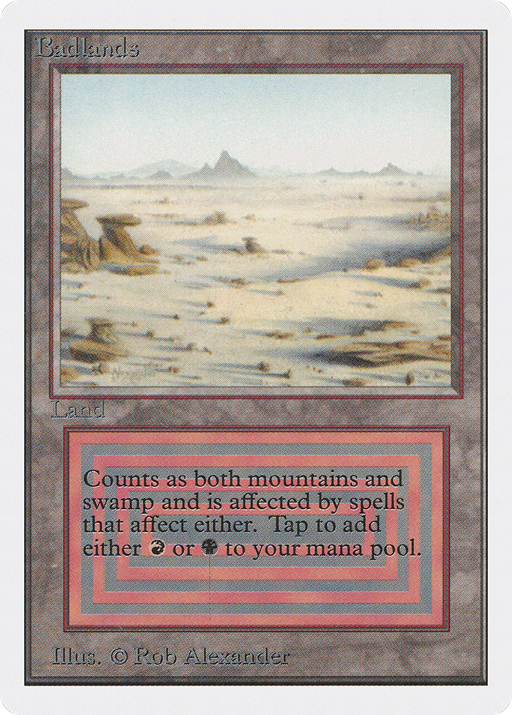 Badlands (2ED-278) - Unlimited Edition - Premium MTG Single from Wizards of the Coast - Just $180! Shop now at Game Crave Tournament Store