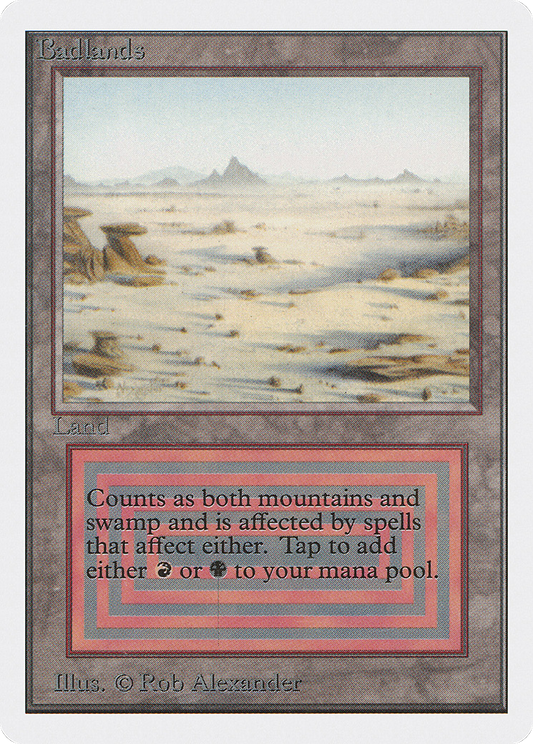 Badlands (2ED-278) - Unlimited Edition - Premium MTG Single from Wizards of the Coast - Just $180! Shop now at Game Crave Tournament Store