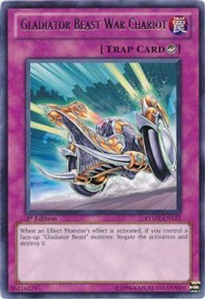 Gladiator Beast War Chariot (RYMP-EN113) - Ra Yellow Mega Pack 1st Edition - Premium Yugioh Single from Konami - Just $1.24! Shop now at Game Crave Tournament Store