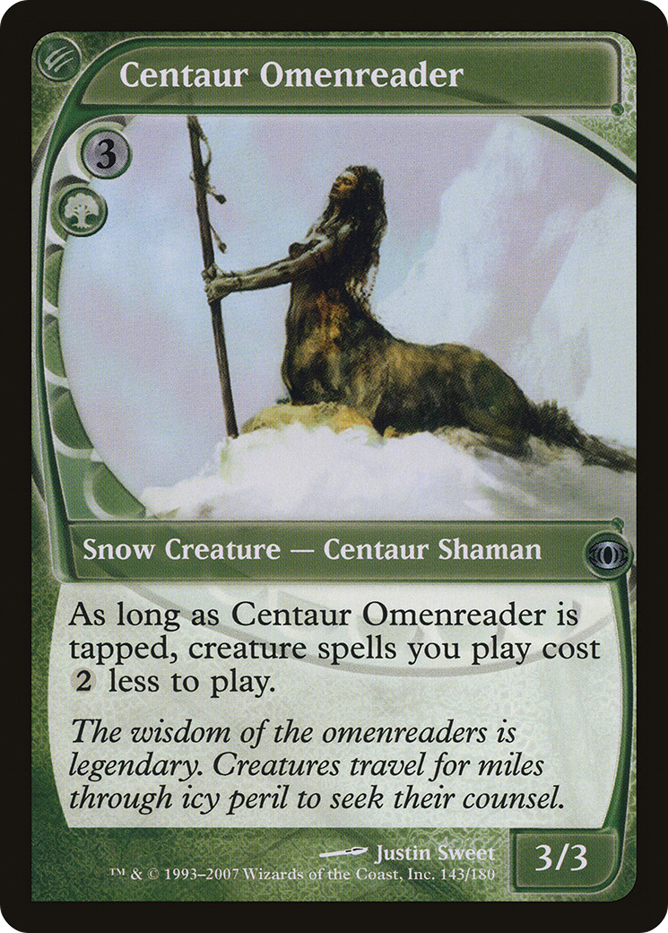 Centaur Omenreader (FUT-143) - Future Sight - Premium MTG Single from Wizards of the Coast - Just $0.08! Shop now at Game Crave Tournament Store