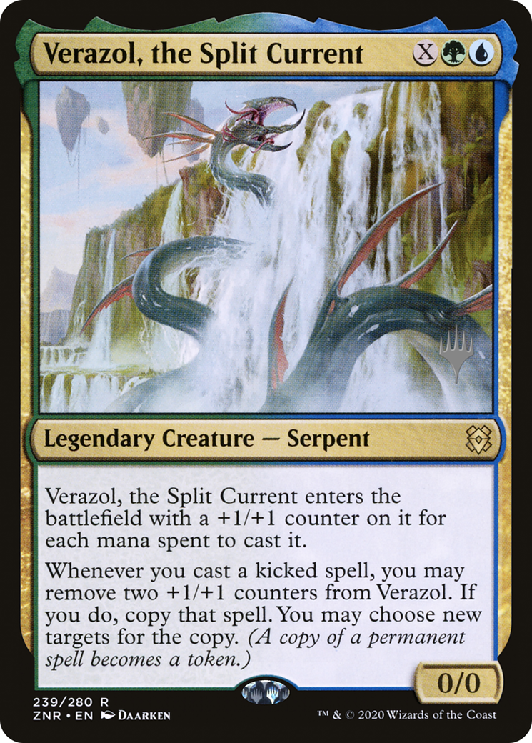Verazol, the Split Current (PZNR-239P) - Zendikar Rising Promos - Premium MTG Single from Wizards of the Coast - Just $0.08! Shop now at Game Crave Tournament Store