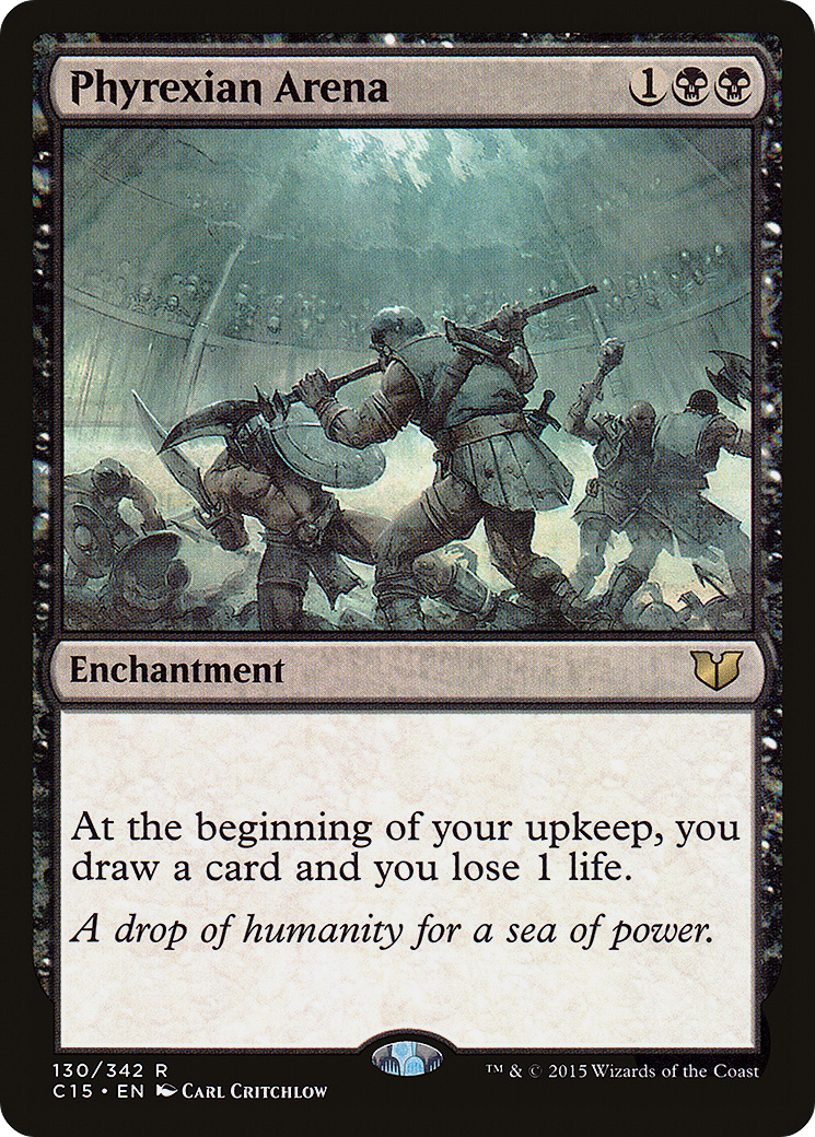 Phyrexian Arena (C15-130) - Commander 2015 - Premium MTG Single from Wizards of the Coast - Just $0.81! Shop now at Game Crave Tournament Store
