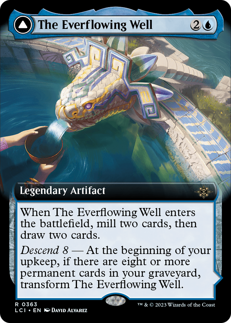 The Everflowing Well // The Myriad Pools (LCI-363) - The Lost Caverns of Ixalan: (Extended Art) - Premium MTG Single from Wizards of the Coast - Just $0.10! Shop now at Game Crave Tournament Store