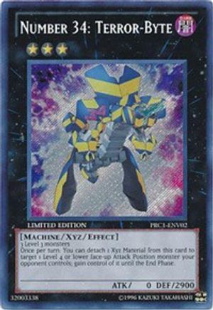 Number 34: Terror-Byte (PRC1-ENV02) - 2012 Premium Collection Tin Limited - Premium Yugioh Single from Konami - Just $0.25! Shop now at Game Crave Tournament Store