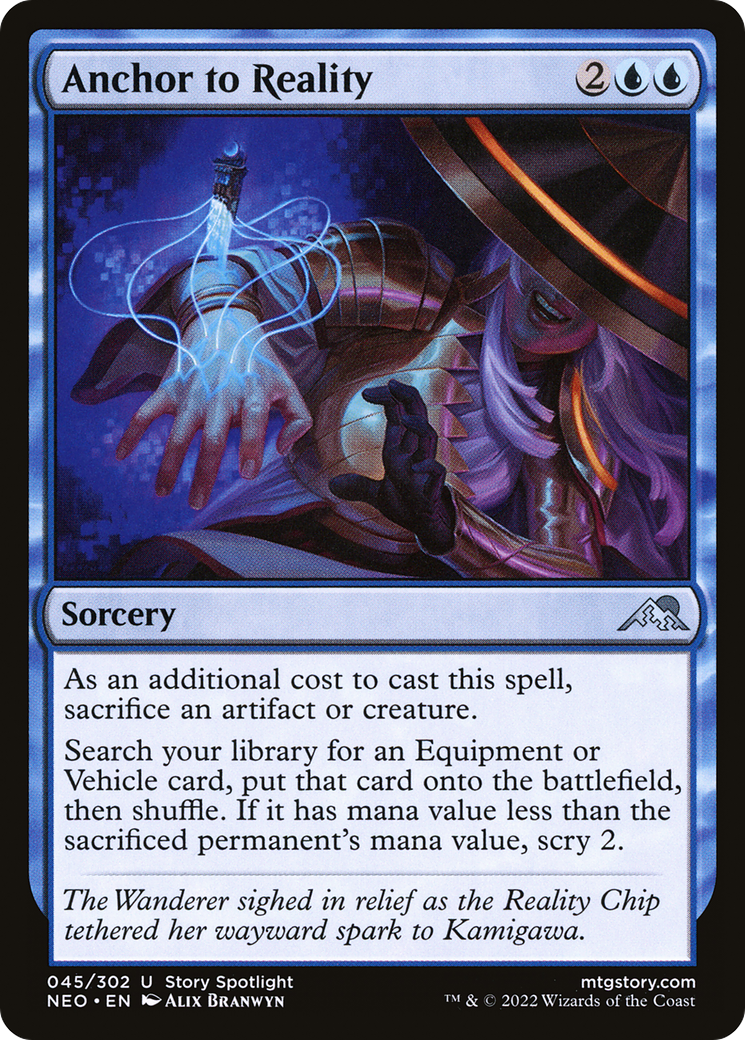 Anchor to Reality (NEO-045) - Kamigawa: Neon Dynasty - Premium MTG Single from Wizards of the Coast - Just $0.08! Shop now at Game Crave Tournament Store