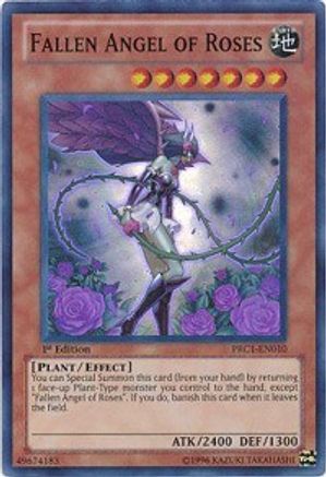 Fallen Angel of Roses (PRC1-EN010) - 2012 Premium Collection Tin 1st Edition - Premium Yugioh Single from Konami - Just $0.25! Shop now at Game Crave Tournament Store