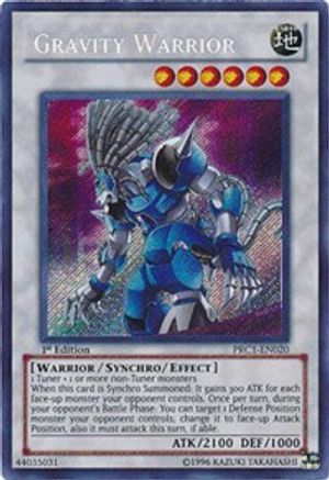 Gravity Warrior (PRC1-EN020) - 2012 Premium Collection Tin 1st Edition - Premium Yugioh Single from Konami - Just $0.27! Shop now at Game Crave Tournament Store