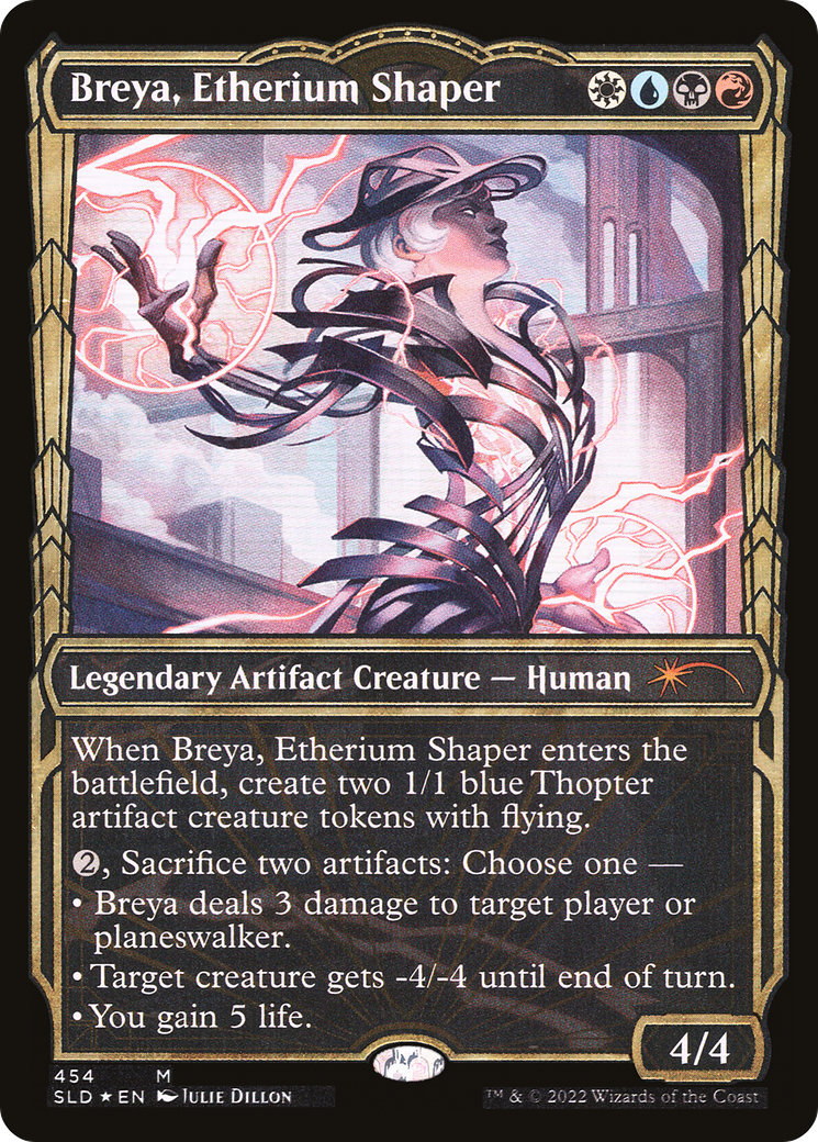 Breya, Etherium Shaper (SLD-454) - Secret Lair Drop: (Showcase) Foil - Premium MTG Single from Wizards of the Coast - Just $2.32! Shop now at Game Crave Tournament Store
