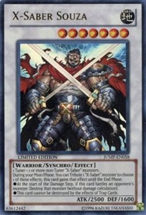 X-Saber Souza (JUMP-EN058) - Shonen Jump Magazine Promos Limited - Premium Yugioh Single from Konami - Just $0.08! Shop now at Game Crave Tournament Store