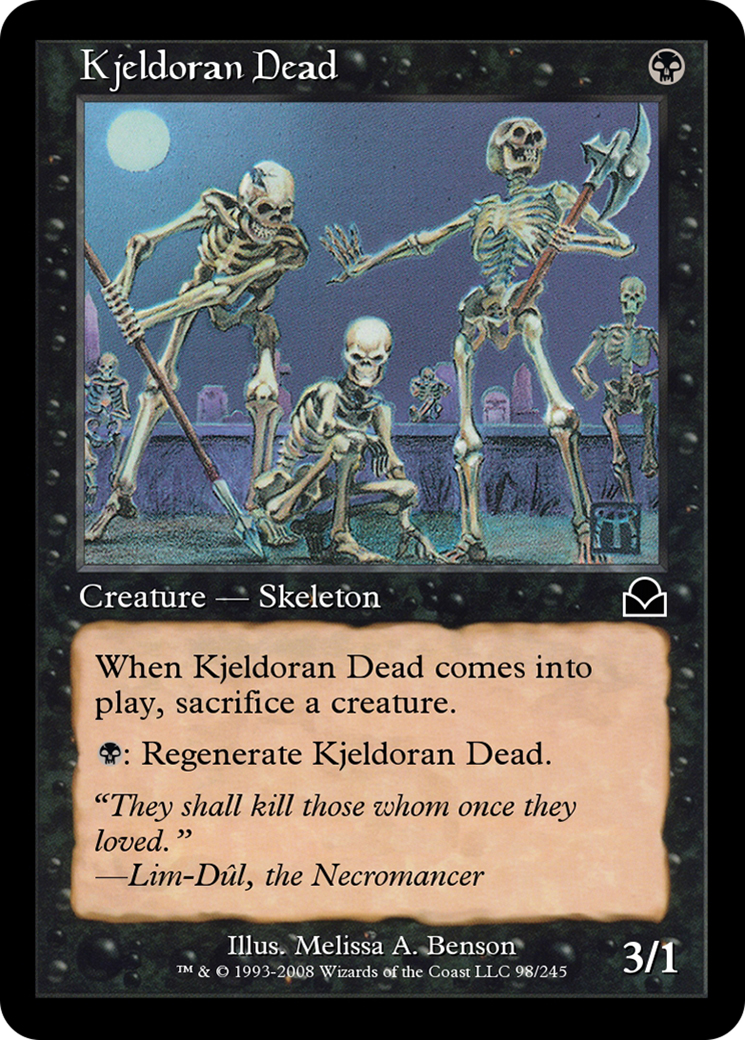 Kjeldoran Dead (ME2-098) - Masters Edition II - Premium MTG Single from Wizards of the Coast - Just $0! Shop now at Game Crave Tournament Store