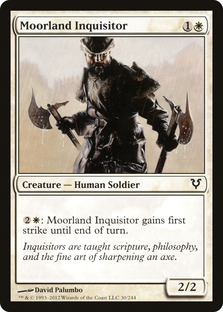 Moorland Inquisitor (AVR-030) - Avacyn Restored - Premium MTG Single from Wizards of the Coast - Just $0.08! Shop now at Game Crave Tournament Store