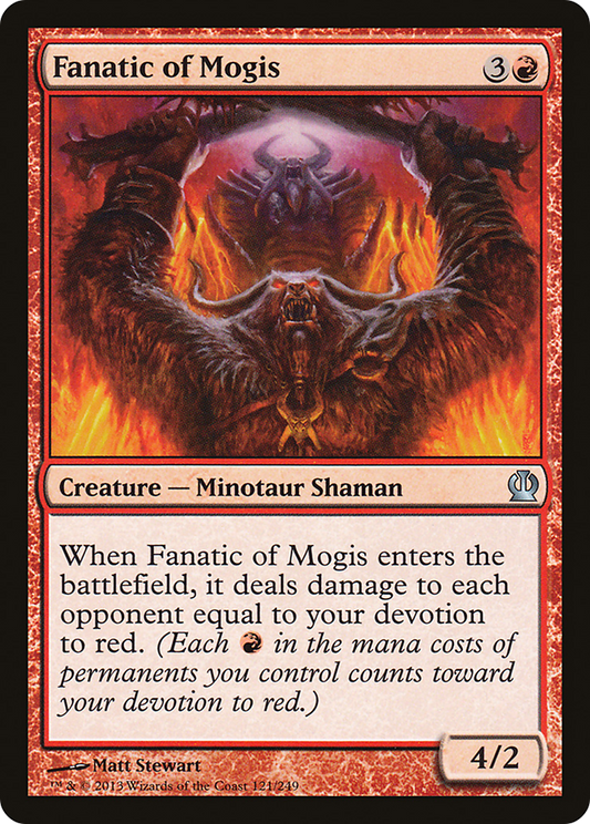 Fanatic of Mogis (THS-121) - Theros Foil - Premium MTG Single from Wizards of the Coast - Just $0.57! Shop now at Game Crave Tournament Store