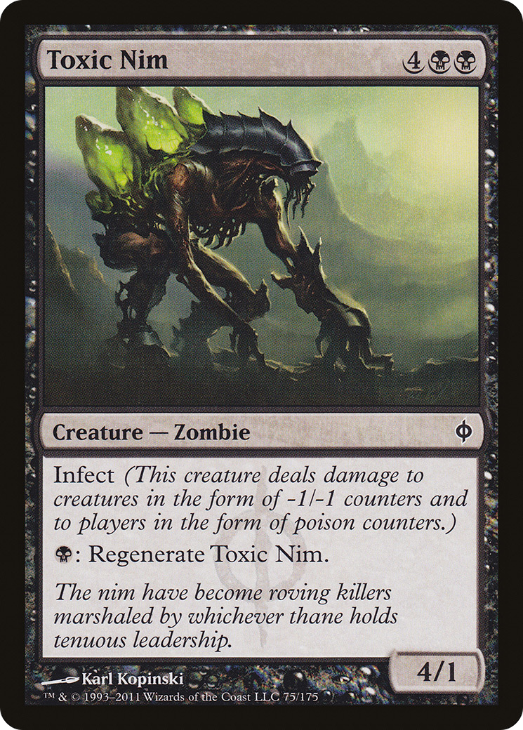 Toxic Nim (NPH-075) - New Phyrexia - Premium MTG Single from Wizards of the Coast - Just $0.08! Shop now at Game Crave Tournament Store