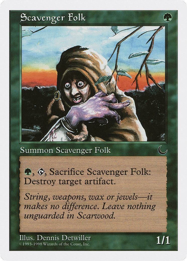 Scavenger Folk (ATH-062) - Anthologies - Premium MTG Single from Wizards of the Coast - Just $0.08! Shop now at Game Crave Tournament Store