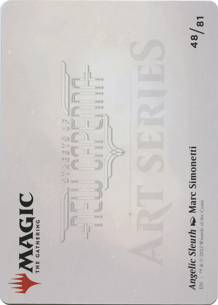 Angelic Sleuth // Angelic Sleuth (ASNC-048) - New Capenna Art Series (Borderless) - Premium MTG Single from Wizards of the Coast - Just $0! Shop now at Game Crave Tournament Store