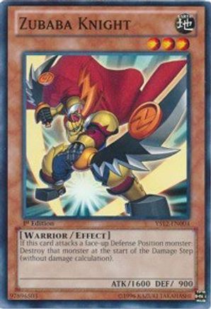 Zubaba Knight (YS12-EN004) - Starter Deck: Xyz Symphony 1st Edition - Premium Yugioh Single from Konami - Just $0.25! Shop now at Game Crave Tournament Store