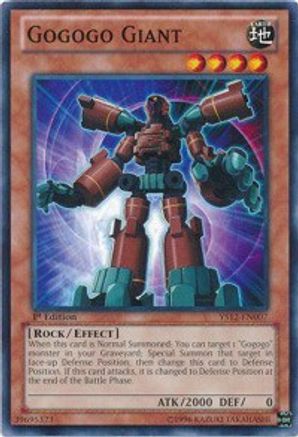 Gogogo Giant (YS12-EN007) - Starter Deck: Xyz Symphony 1st Edition - Premium Yugioh Single from Konami - Just $0.25! Shop now at Game Crave Tournament Store