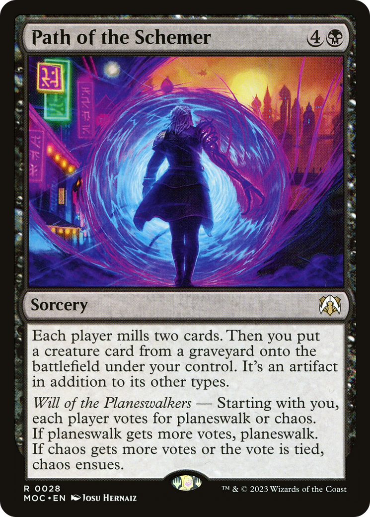 Path of the Schemer (MOC-028) - March of the Machine Commander - Premium MTG Single from Wizards of the Coast - Just $0.08! Shop now at Game Crave Tournament Store