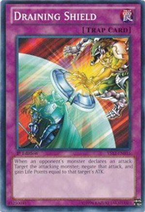 Draining Shield (YS12-EN035) - Starter Deck: Xyz Symphony 1st Edition - Premium Yugioh Single from Konami - Just $0.26! Shop now at Game Crave Tournament Store