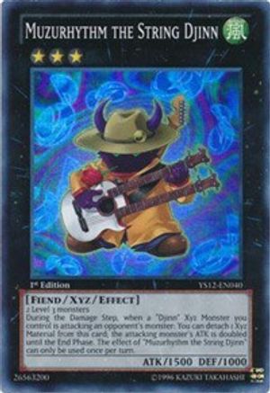 Muzurhythm the String Djinn (YS12-EN040) - Starter Deck: Xyz Symphony 1st Edition - Premium Yugioh Single from Konami - Just $0.25! Shop now at Game Crave Tournament Store