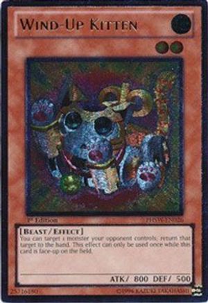 Wind-Up Kitten (UTR) (PHSW-EN026) - Photon Shockwave 1st Edition - Premium Yugioh Single from Konami - Just $5.81! Shop now at Game Crave Tournament Store