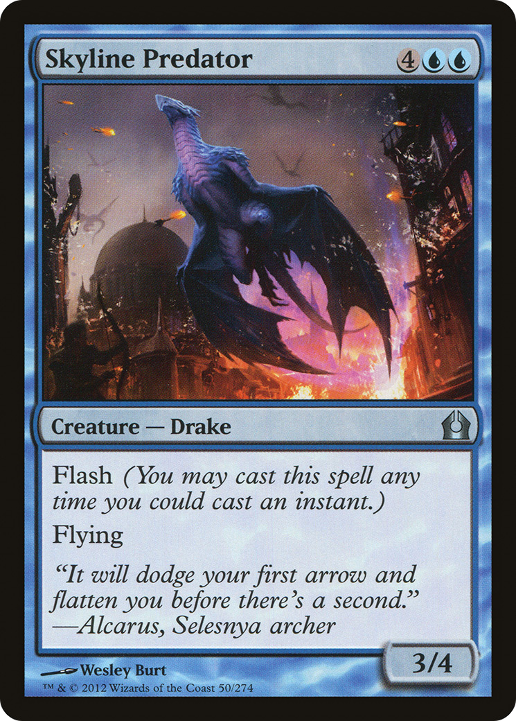 Skyline Predator (RTR-050) - Return to Ravnica Foil - Premium MTG Single from Wizards of the Coast - Just $0.25! Shop now at Game Crave Tournament Store