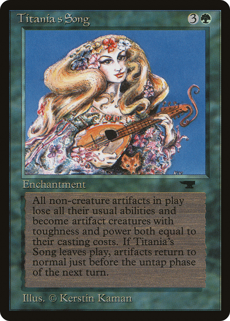 Titania's Song (ATQ-035) - Antiquities - Premium MTG Single from Wizards of the Coast - Just $5.02! Shop now at Game Crave Tournament Store