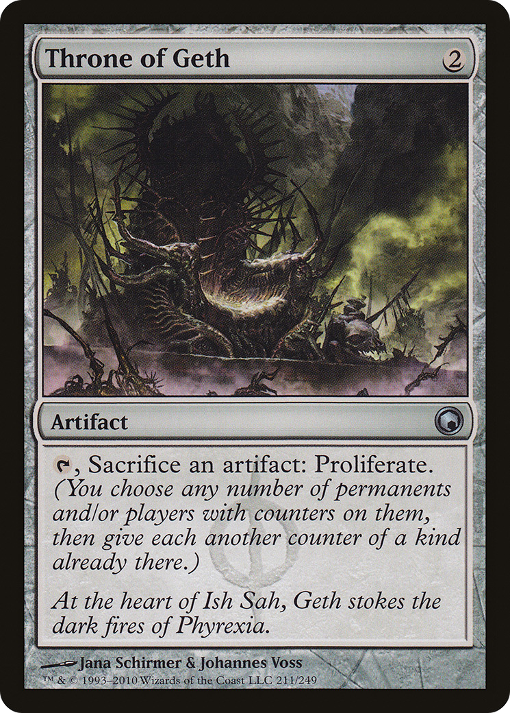 Throne of Geth (SOM-211) - Scars of Mirrodin - Premium MTG Single from Wizards of the Coast - Just $0.46! Shop now at Game Crave Tournament Store