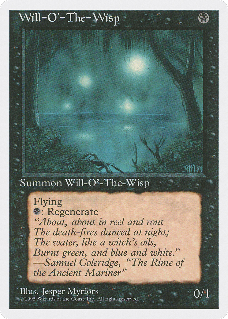 Will-o'-the-Wisp (4ED-171) - Fourth Edition - Premium MTG Single from Wizards of the Coast - Just $0.82! Shop now at Game Crave Tournament Store