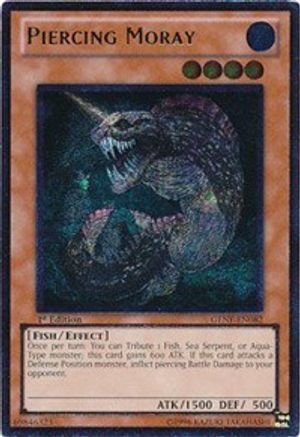 Piercing Moray (UTR) (GENF-EN082) - Generation Force 1st Edition - Premium Yugioh Single from Konami - Just $2.98! Shop now at Game Crave Tournament Store