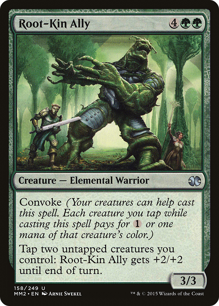 Root-Kin Ally (MM2-158) - Modern Masters 2015 Foil - Premium MTG Single from Wizards of the Coast - Just $0.25! Shop now at Game Crave Tournament Store