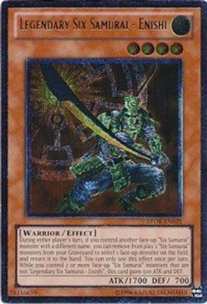 Legendary Six Samurai - Enishi (UTR) (STOR-EN021) - Storm of Ragnarok 1st Edition - Premium Yugioh Single from Konami - Just $18.54! Shop now at Game Crave Tournament Store