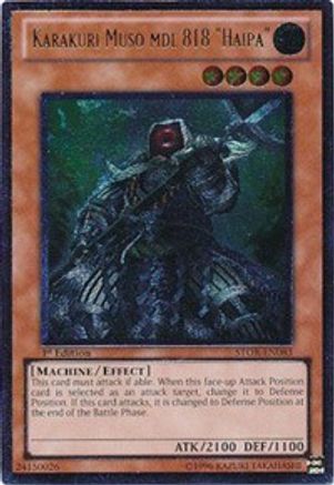 Karakuri Muso mdl 818 "Haipa" (UTR) (STOR-EN083) - Storm of Ragnarok Unlimited - Premium Yugioh Single from Konami - Just $0.32! Shop now at Game Crave Tournament Store