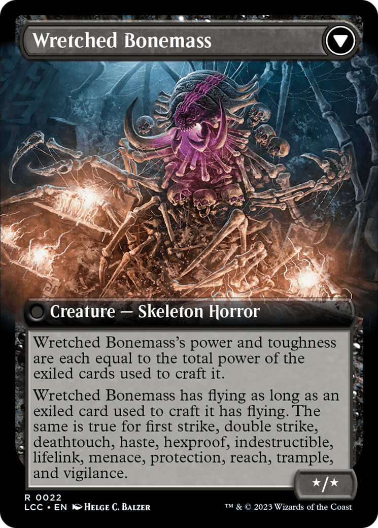 Altar of the Wretched // Wretched Bonemass (LCC-022) - The Lost Caverns of Ixalan Commander: (Extended Art) Foil - Premium MTG Single from Wizards of the Coast - Just $0.08! Shop now at Game Crave Tournament Store