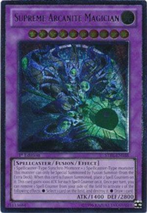 Supreme Arcanite Magician (UTR) (STBL-EN038) - Starstrike Blast 1st Edition - Premium Yugioh Single from Konami - Just $16.61! Shop now at Game Crave Tournament Store