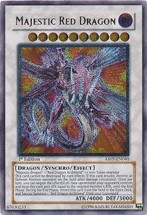 Majestic Red Dragon (UTR) (ABPF-EN040) - Absolute Powerforce Unlimited - Premium Yugioh Single from Konami - Just $9.20! Shop now at Game Crave Tournament Store