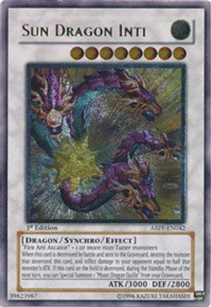 Sun Dragon Inti (UTR) (ABPF-EN042) - Absolute Powerforce Unlimited - Premium Yugioh Single from Konami - Just $5.36! Shop now at Game Crave Tournament Store
