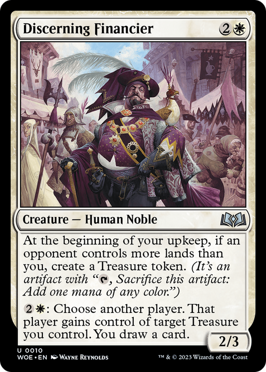 Discerning Financier (WOE-010) - Wilds of Eldraine - Premium MTG Single from Wizards of the Coast - Just $0.08! Shop now at Game Crave Tournament Store
