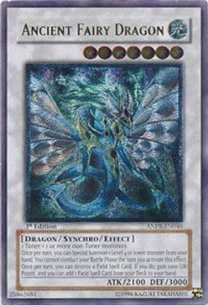 Ancient Fairy Dragon (UTR) (ANPR-EN040) - Ancient Prophecy 1st Edition - Premium Yugioh Single from Konami - Just $153.62! Shop now at Game Crave Tournament Store