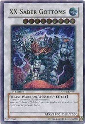 XX-Saber Gottoms (UTR) (ANPR-EN044) - Ancient Prophecy Unlimited - Premium Yugioh Single from Konami - Just $17.71! Shop now at Game Crave Tournament Store