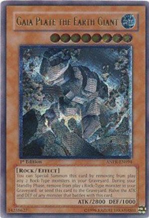 Gaia Plate the Earth Giant (UTR) (ANPR-EN094) - Ancient Prophecy 1st Edition - Premium Yugioh Single from Konami - Just $17.80! Shop now at Game Crave Tournament Store