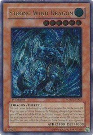 Strong Wind Dragon (UTR) (RGBT-EN003) - Raging Battle Unlimited - Premium Yugioh Single from Konami - Just $6.47! Shop now at Game Crave Tournament Store