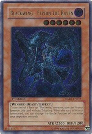 Blackwing - Elphin the Raven (UTR) (RGBT-EN013) - Raging Battle 1st Edition - Premium Yugioh Single from Konami - Just $27.18! Shop now at Game Crave Tournament Store