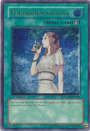 Forbidden Chalice (UTR) (RGBT-EN061) - Raging Battle Unlimited - Premium Yugioh Single from Konami - Just $11.92! Shop now at Game Crave Tournament Store
